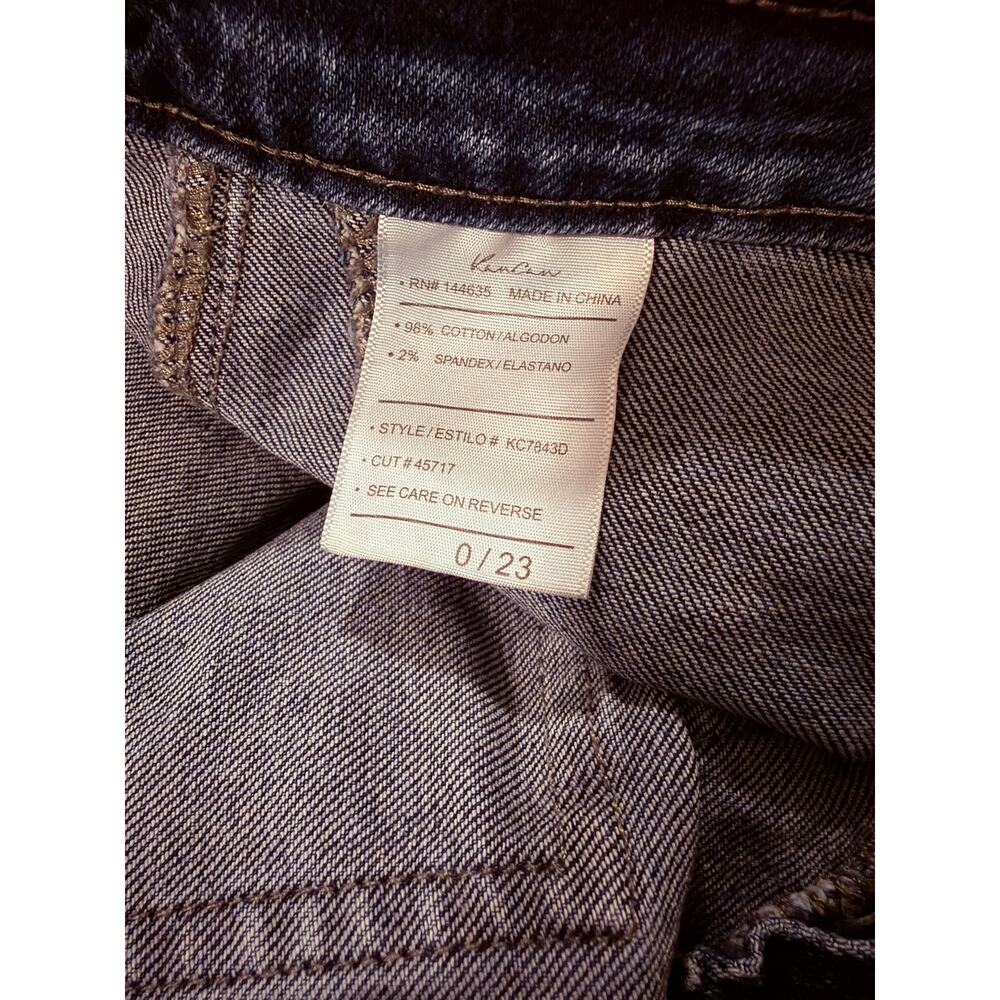 KanCan Avery Straight Leg Denim Cargo Jeans 0/23 - Picture 10 of 10